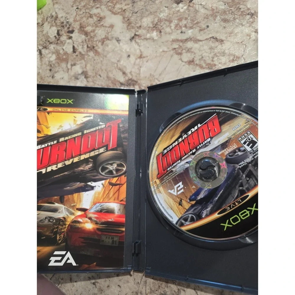 Burnout: Revenge by EA Xbox Racing Manual Multiplayer NTSC-U/C 2005